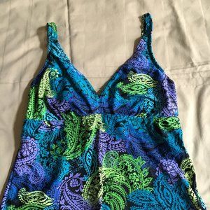 Maidenform tankini swim top